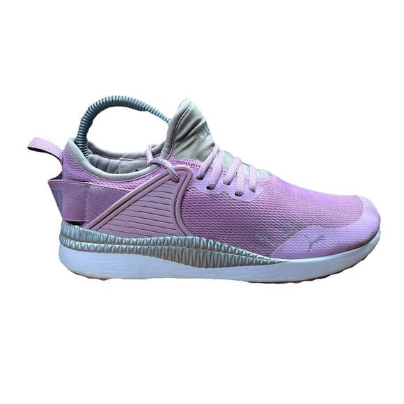 Puma Women's Size 5 Soft Foam Sneakers Lavender Pink Shoes Lace Up‎ Comfortable - Picture 1 of 13